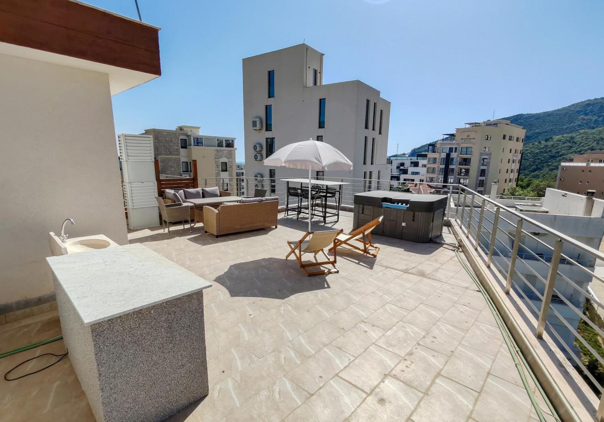 Sunny Side Wellness Resort&Spa Budva Exterior foto
